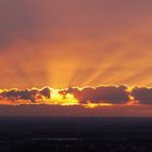 Sonnenuntergang in Leipzig