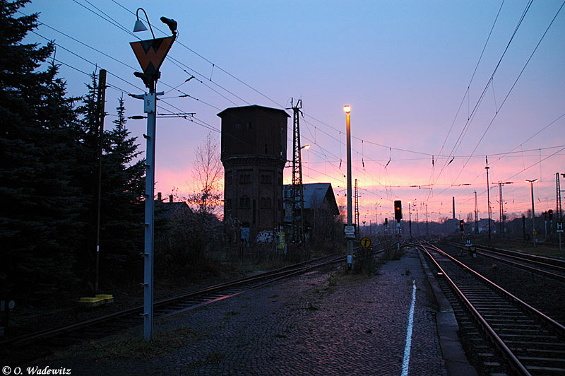 Sonnenuntergang in Leipzig-Leutzsch