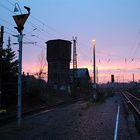 Sonnenuntergang in Leipzig-Leutzsch