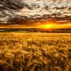 Sonnenuntergang in Lengenfeld/Vogtland