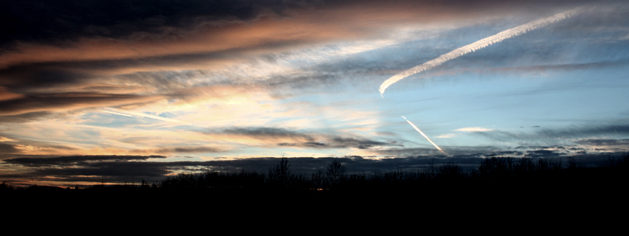 Sonnenuntergang in Leopoldsdorf