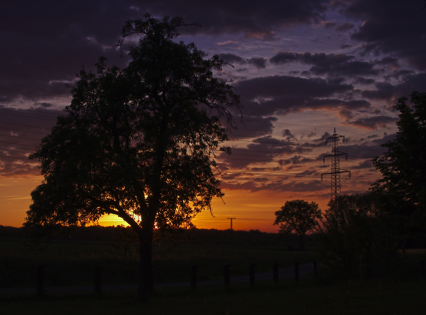 Sonnenuntergang in Lerche