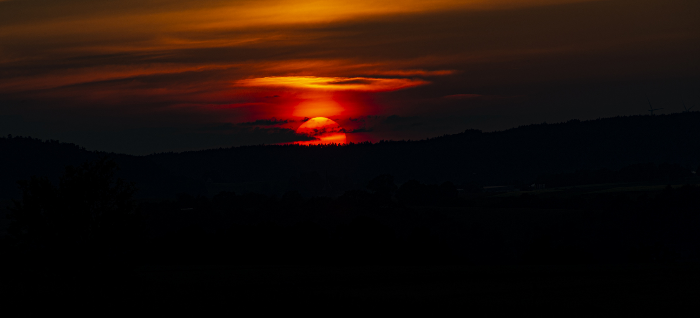 Sonnenuntergang in letzter Sekunde 