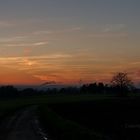 Sonnenuntergang in Leverkusen