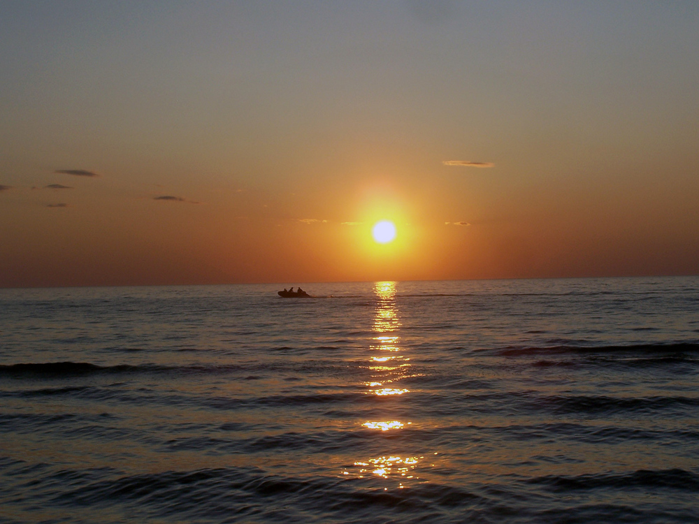 Sonnenuntergang in Liepaja