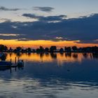 Sonnenuntergang in Lindau am Bodensee