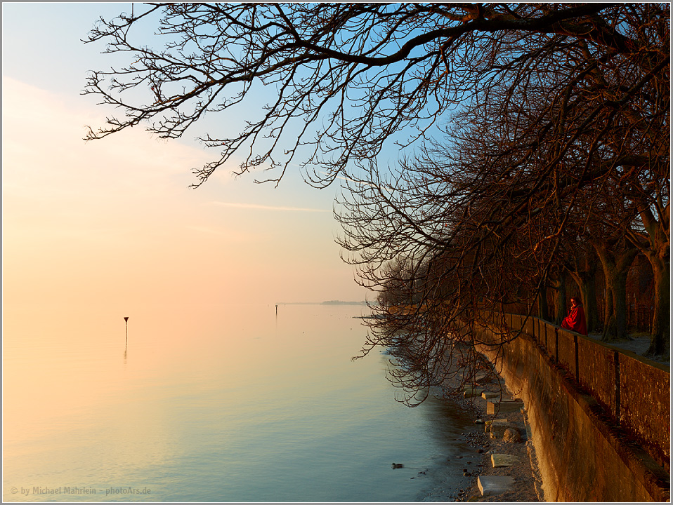 Sonnenuntergang in Lindau ...