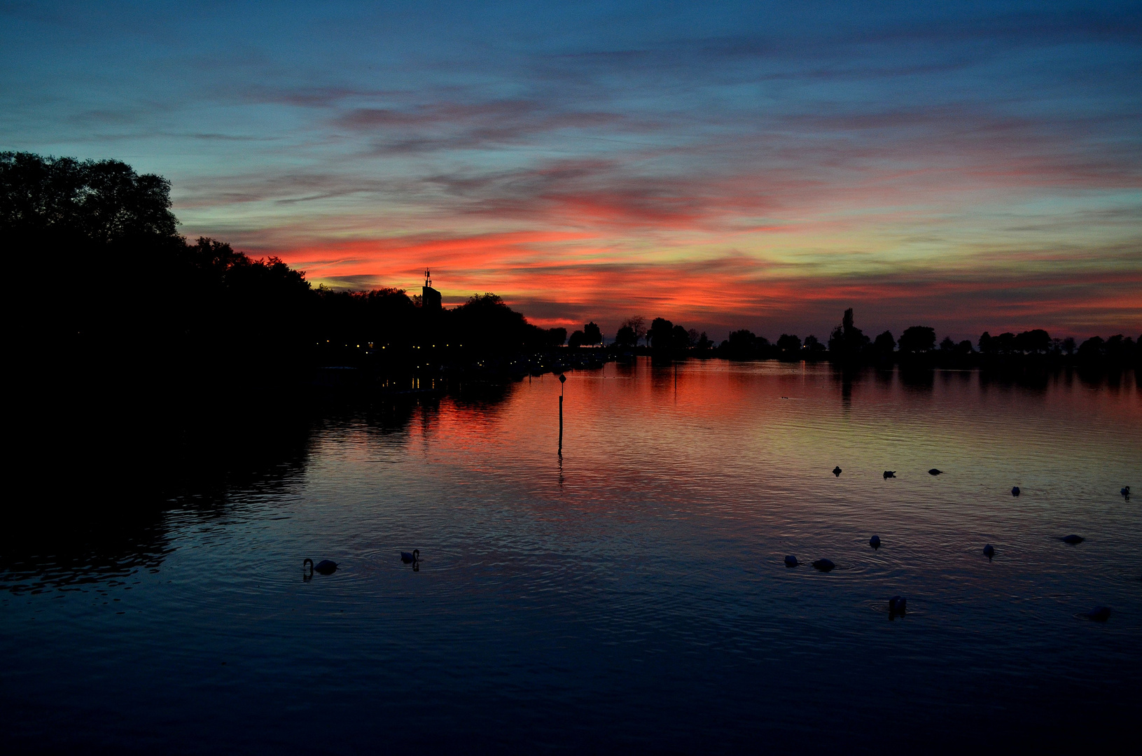 Sonnenuntergang in Lindau
