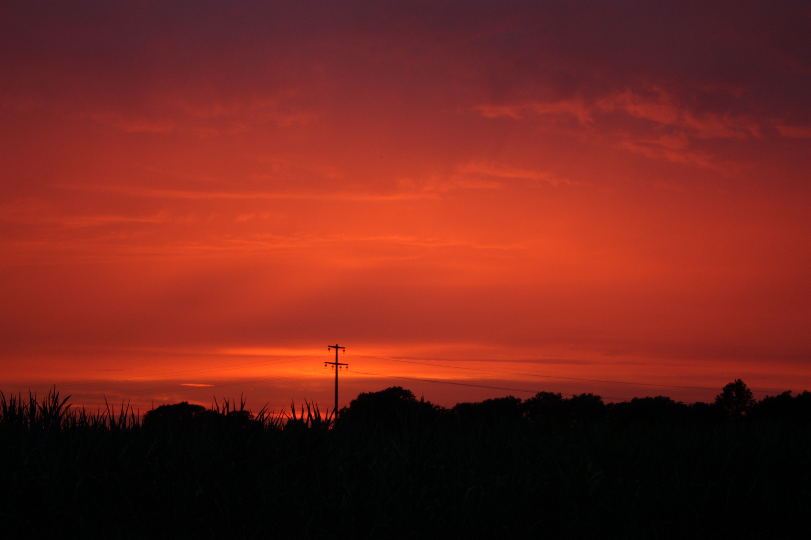 Sonnenuntergang in Lingen