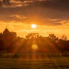 Sonnenuntergang in Linum Brandenburg