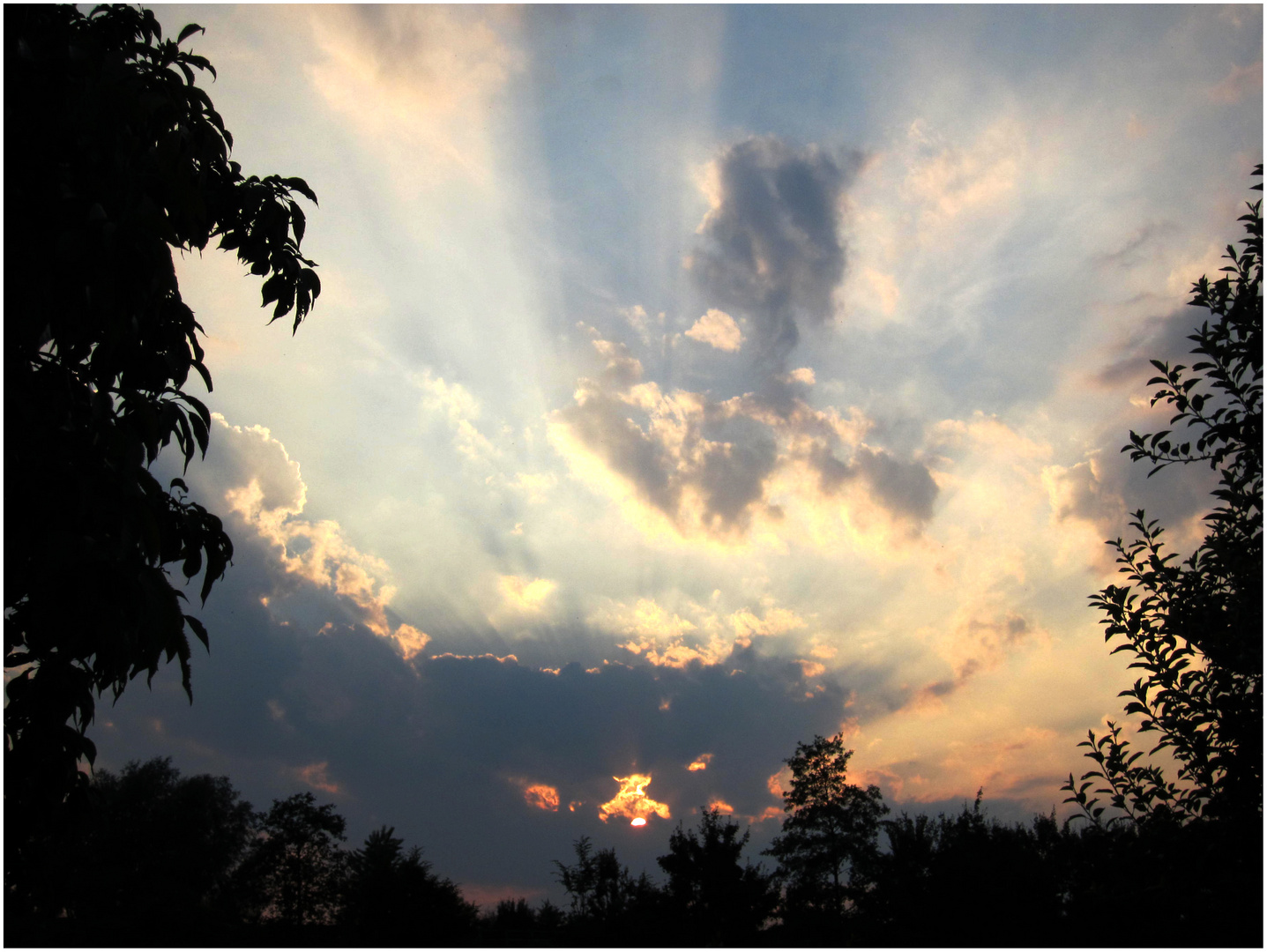 Sonnenuntergang in Linz