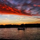 Sonnenuntergang in Linz am Rhein