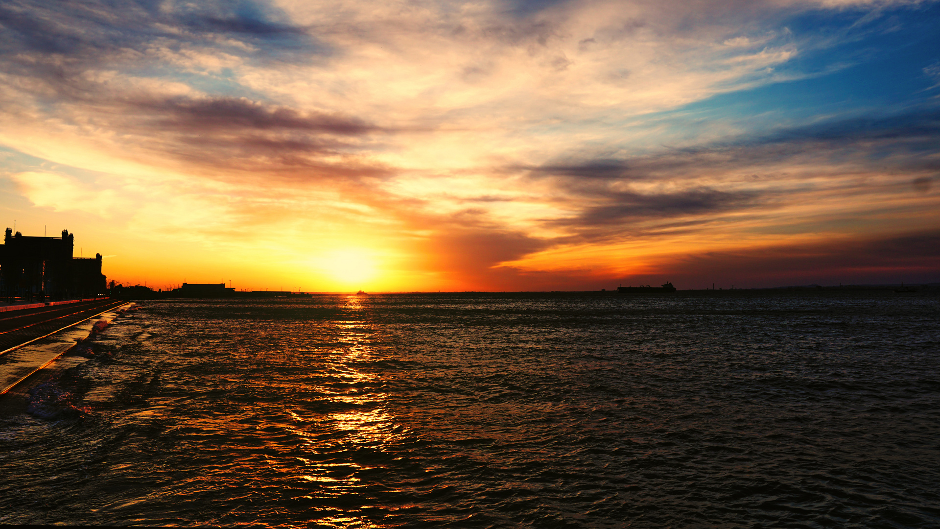 Sonnenuntergang in Lisboa