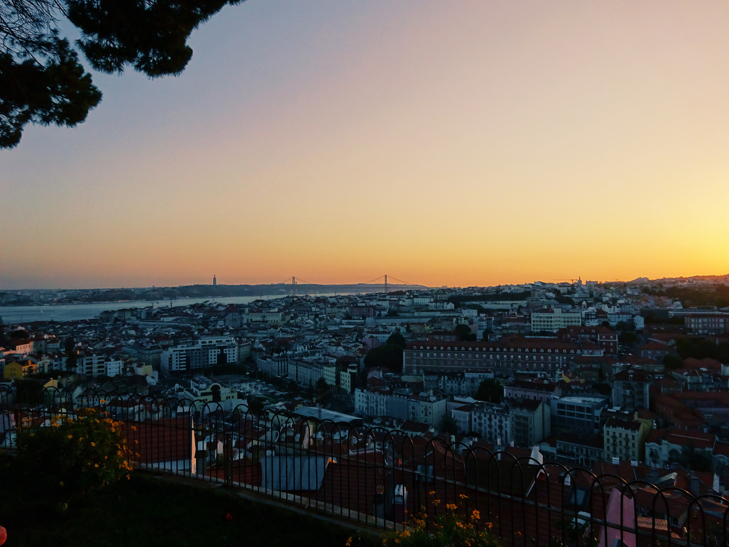 Sonnenuntergang in Lissabon