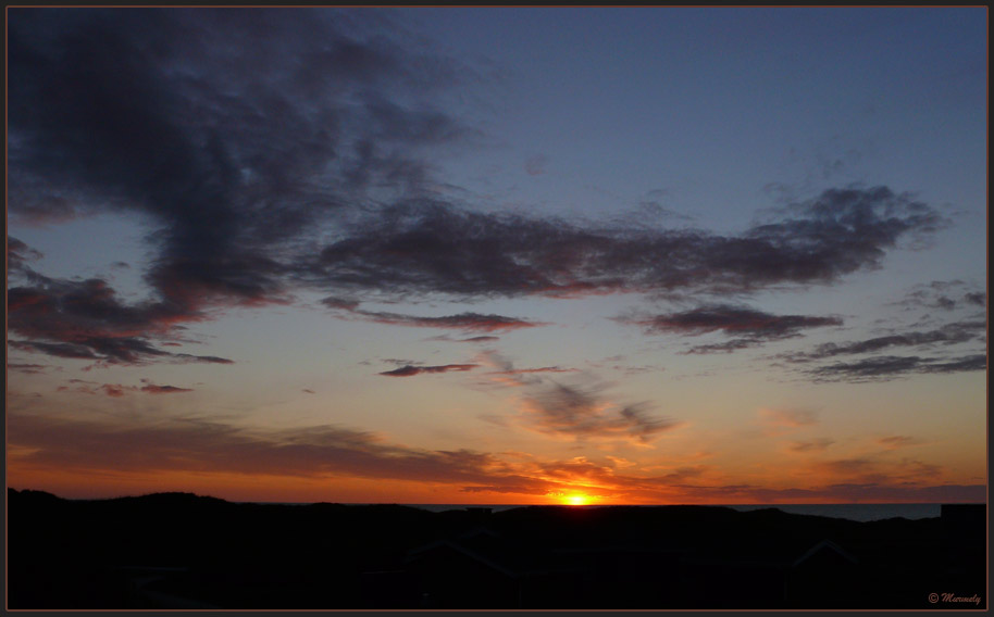 Sonnenuntergang in Løkken