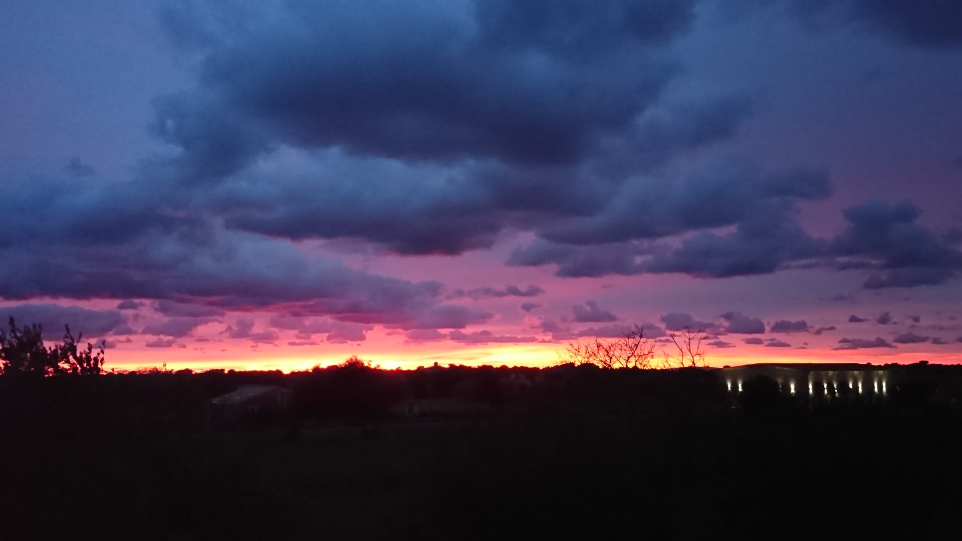 Sonnenuntergang in Llucmajor (Mallorca)