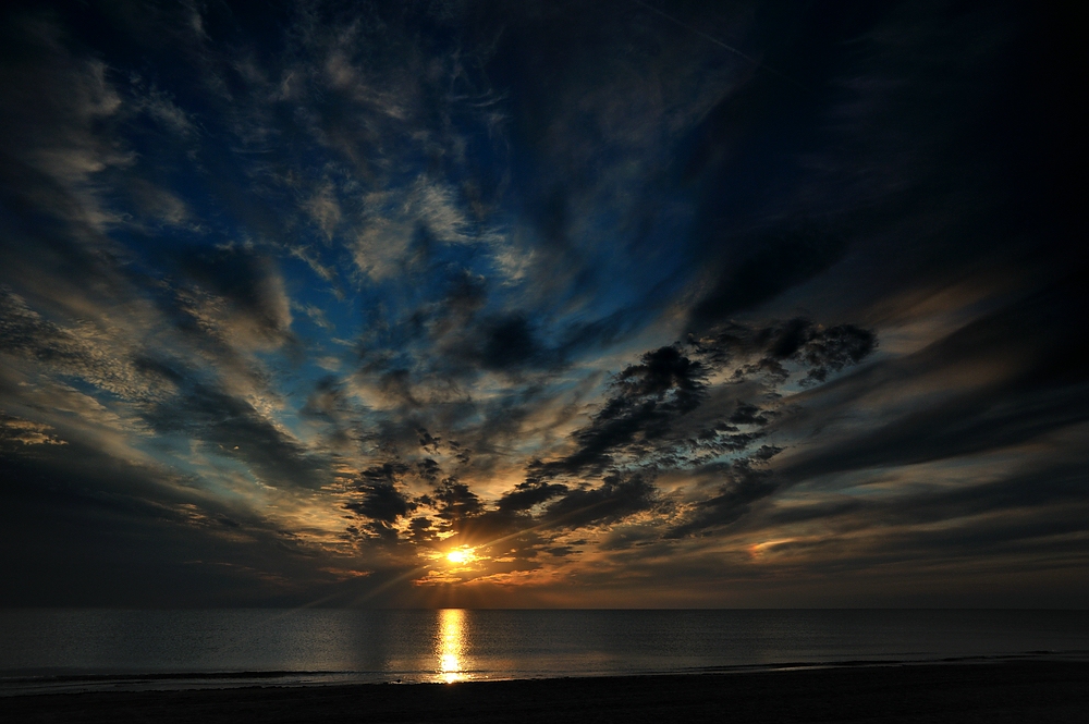 sonnenuntergang in lökken