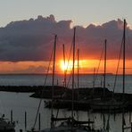 Sonnenuntergang in Lohme ( auf der Insel Rügen)