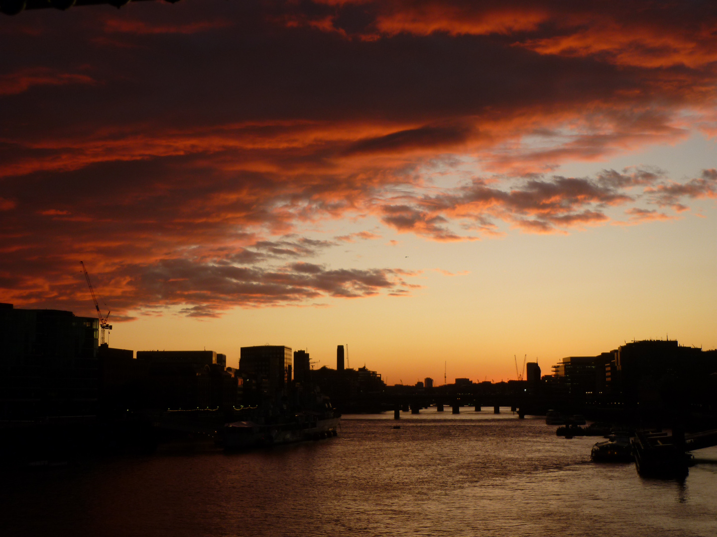 Sonnenuntergang in London