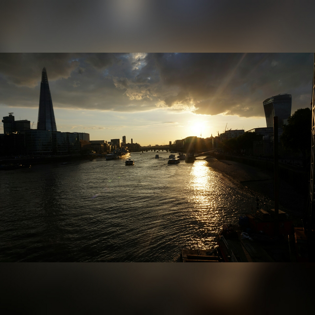 Sonnenuntergang in London