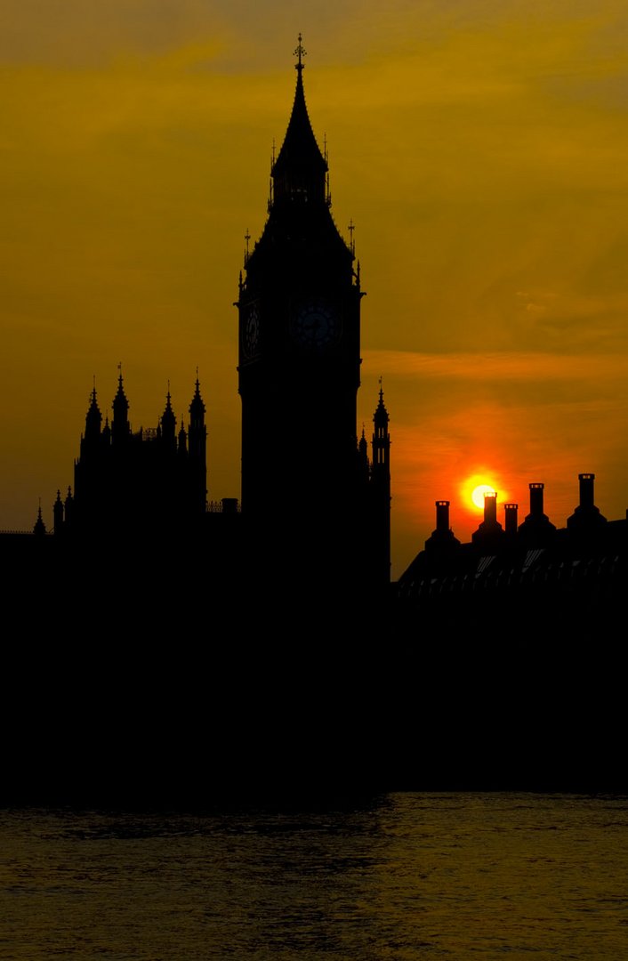 Sonnenuntergang in London