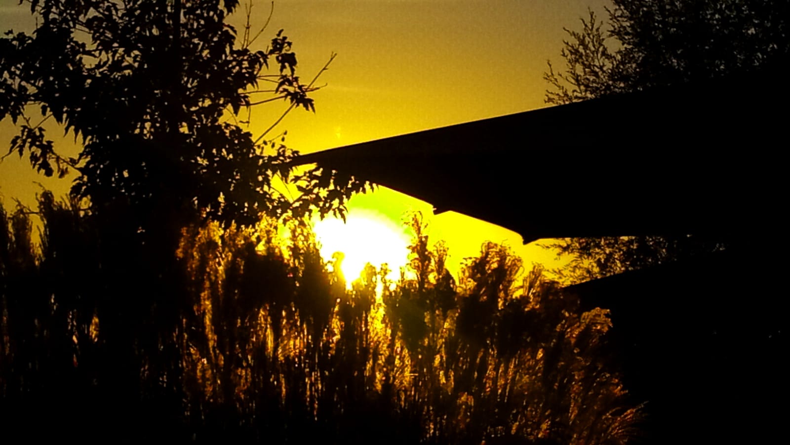 Sonnenuntergang in Louvarel France 