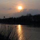 Sonnenuntergang in Lübbecke am Kanal