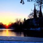 Sonnenuntergang in Lübeck