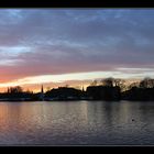 Sonnenuntergang in Lübeck am 26.11.2006