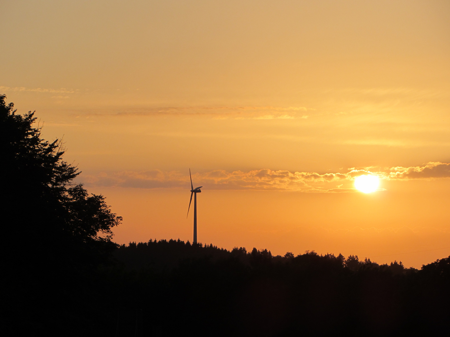 Sonnenuntergang in Lüdenscheid