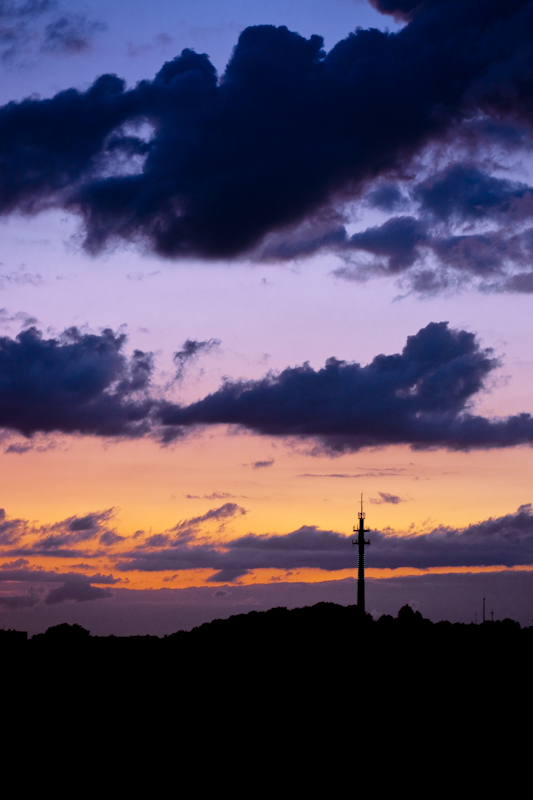 Sonnenuntergang in Lüdenscheid