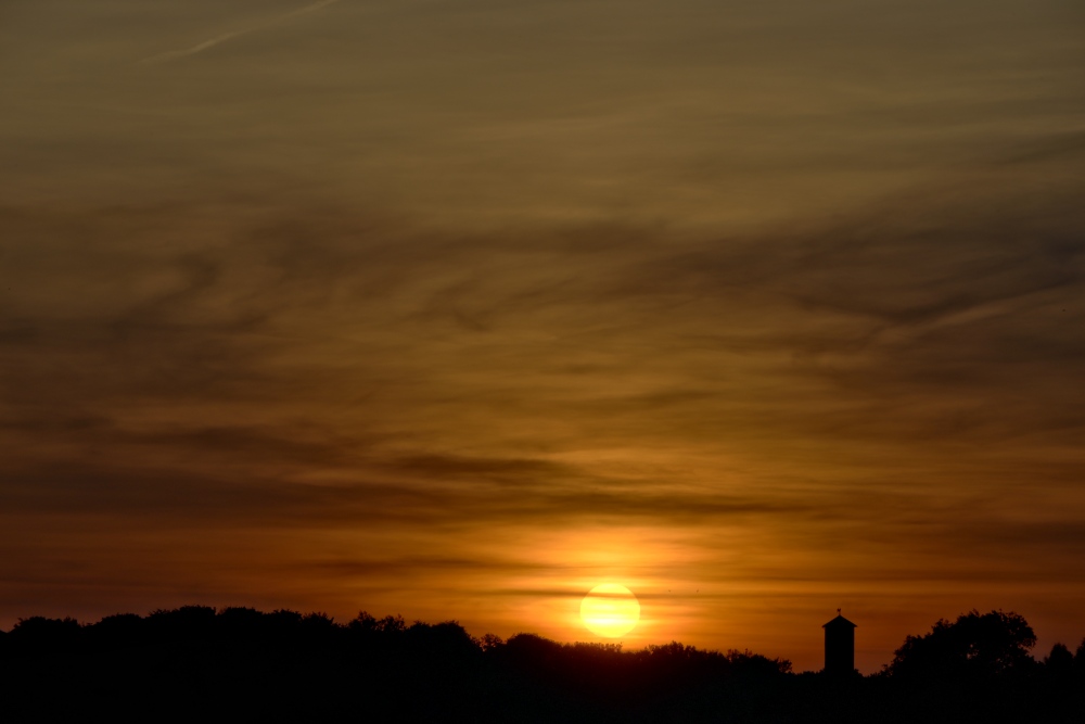 Sonnenuntergang in Lünen am 31. Mai - Aufnahme 1