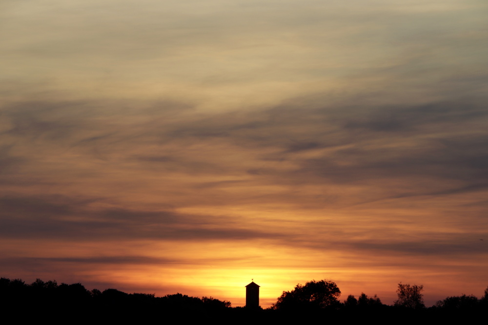 Sonnenuntergang in Lünen am 31. Mai - Aufnahme 2