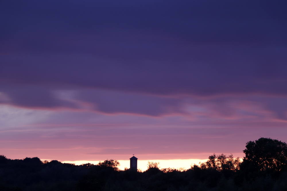 Sonnenuntergang in Lünen vom 13. Mai 2020