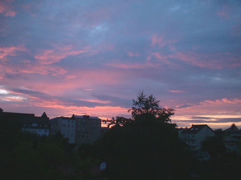 Sonnenuntergang in Luxembourg