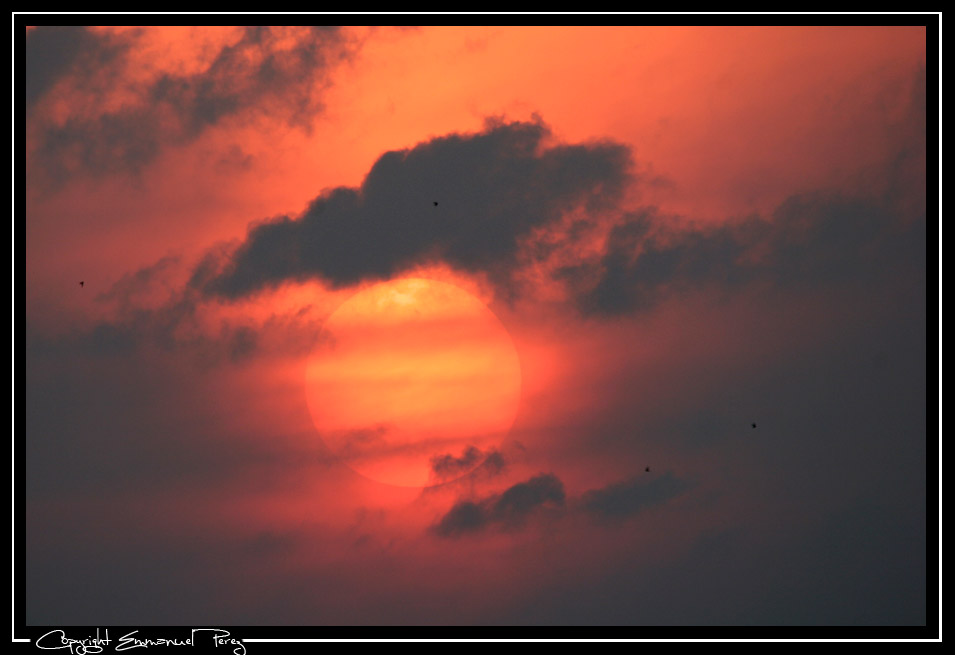 Sonnenuntergang in Luxemburg