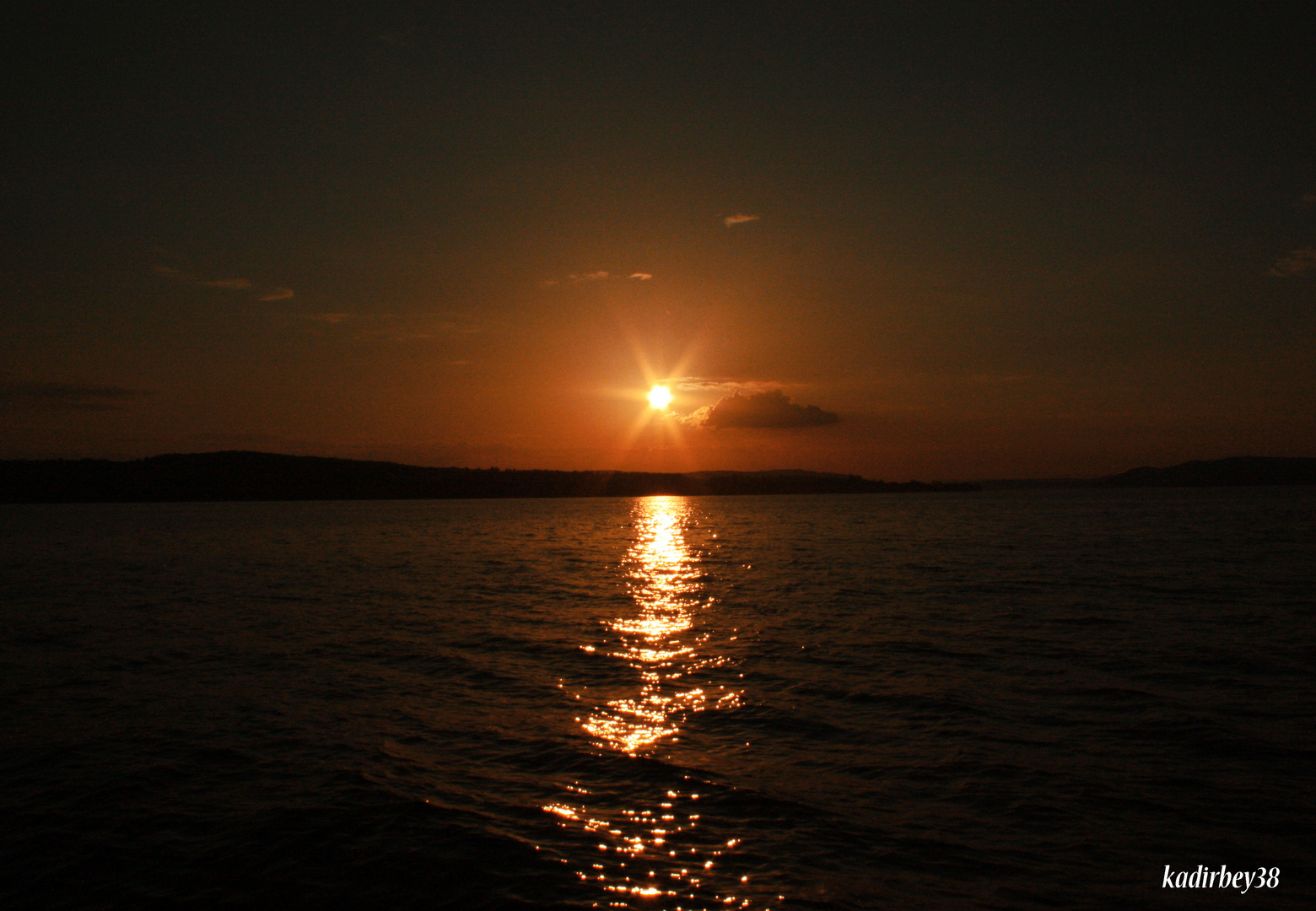 Sonnenuntergang In Mainau