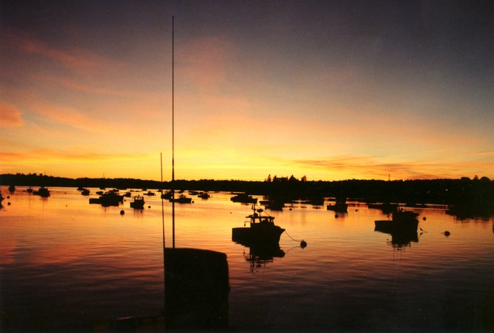 Sonnenuntergang in Maine