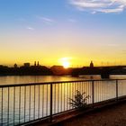 Sonnenuntergang in Mainz