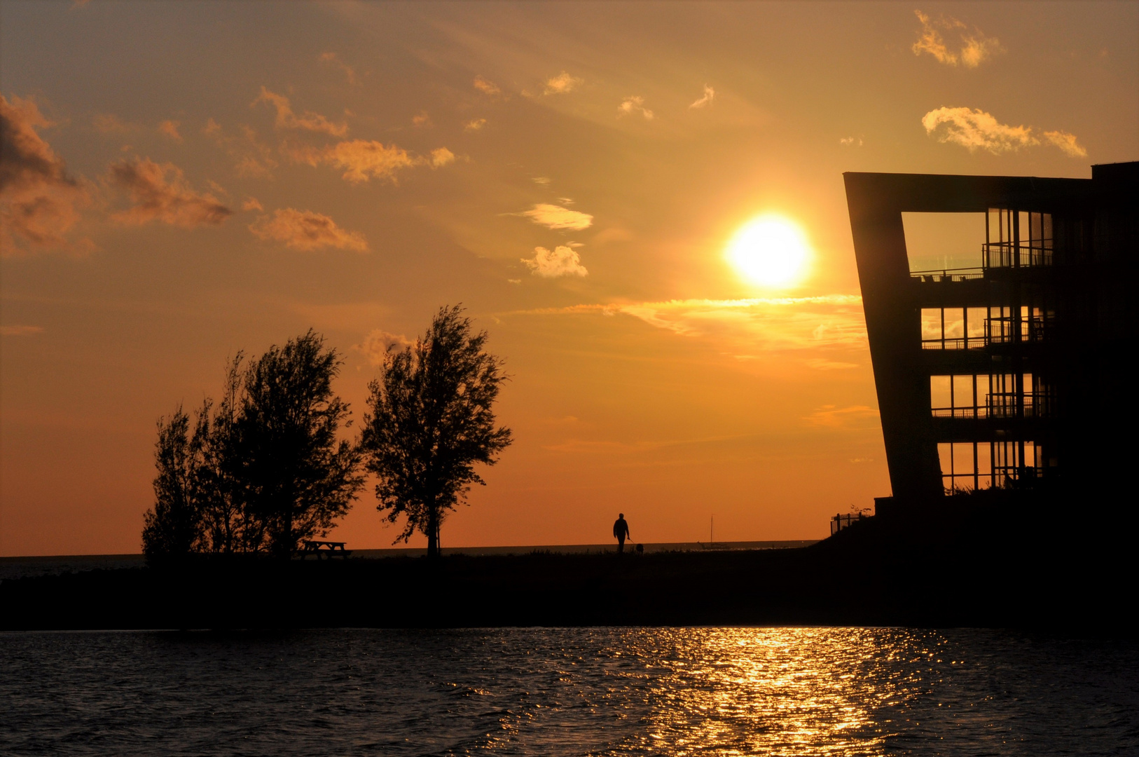 Sonnenuntergang in Makkum