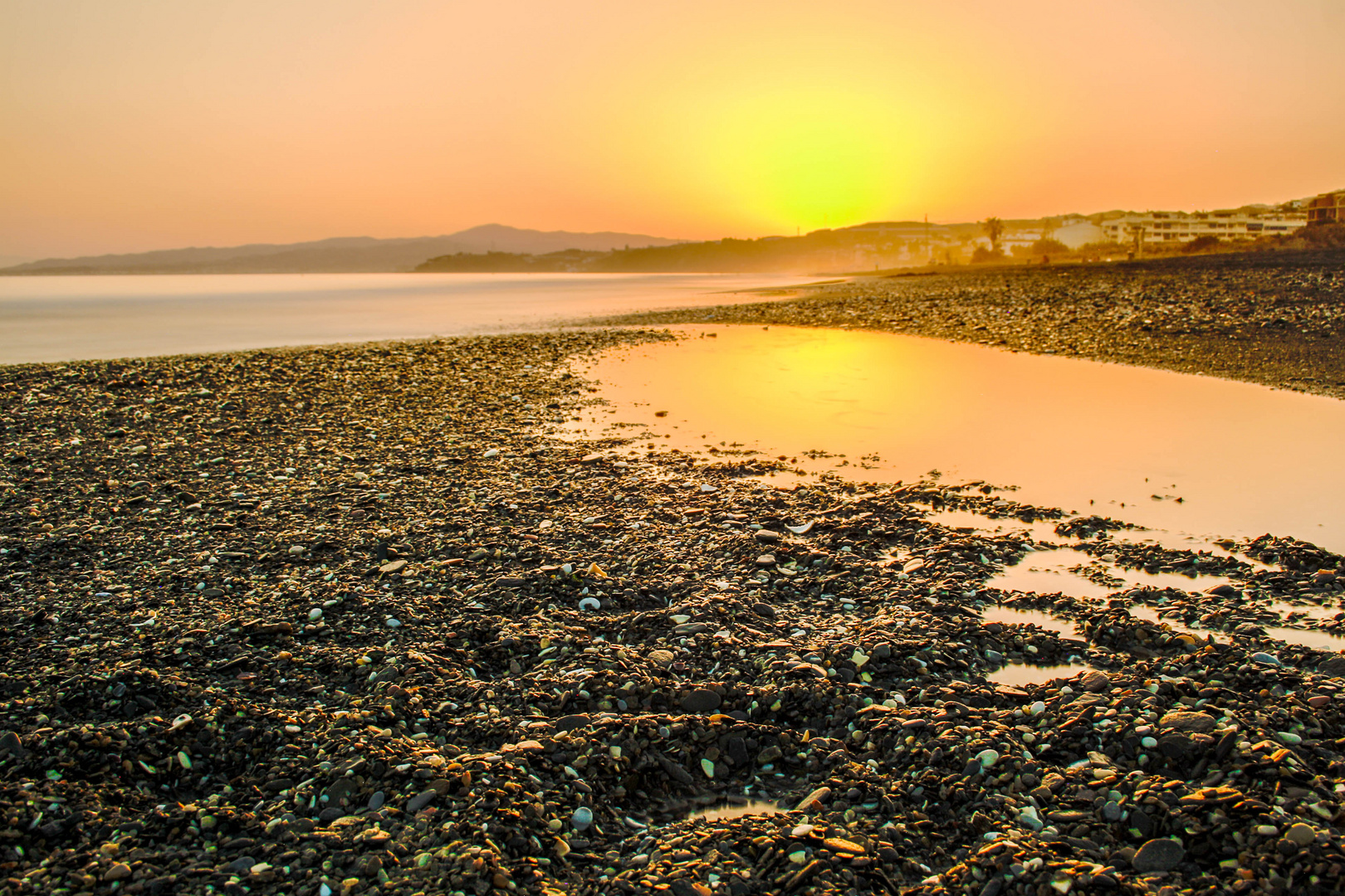 Sonnenuntergang in Malaga