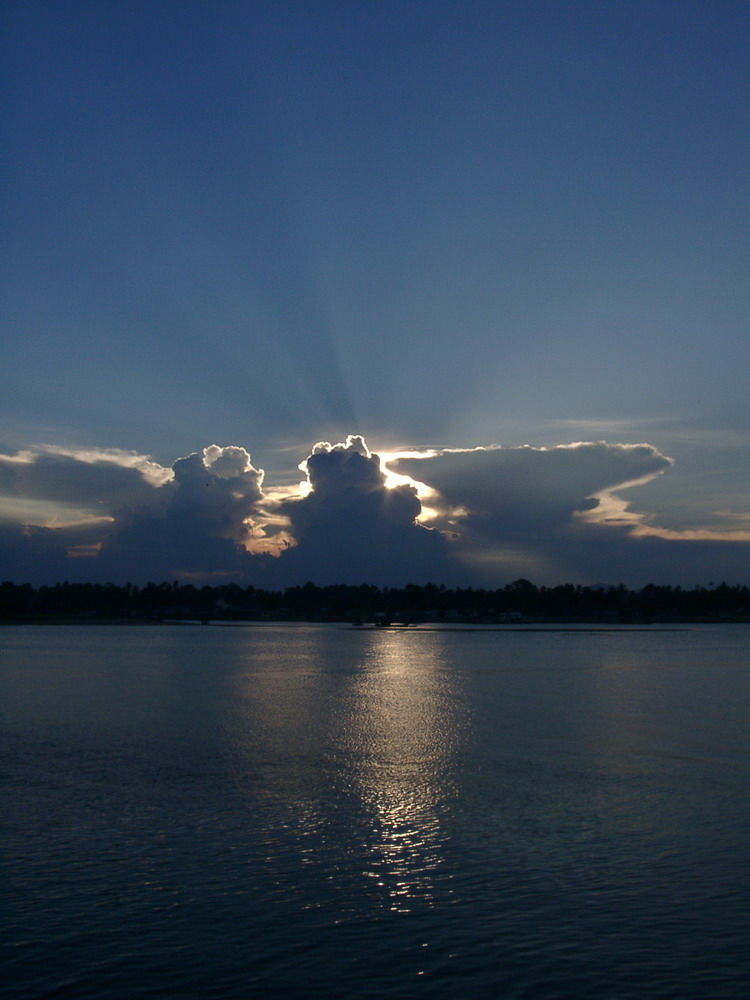 Sonnenuntergang in Malaysia