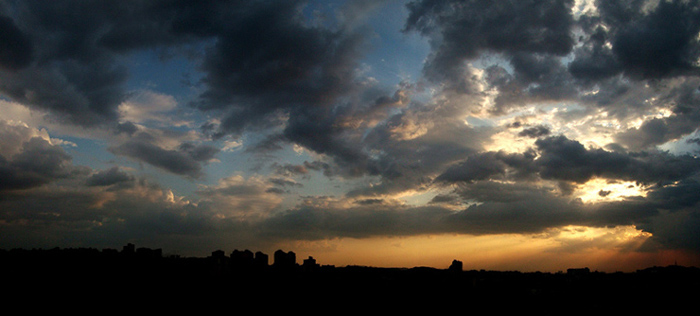 Sonnenuntergang in Malaysia