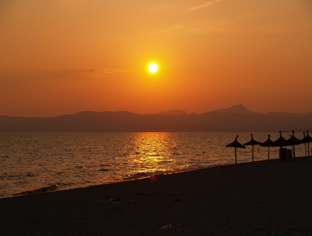 Sonnenuntergang in Mallorca