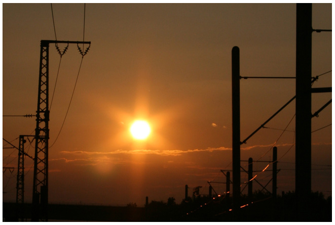 Sonnenuntergang in Mannheim Nr. 3