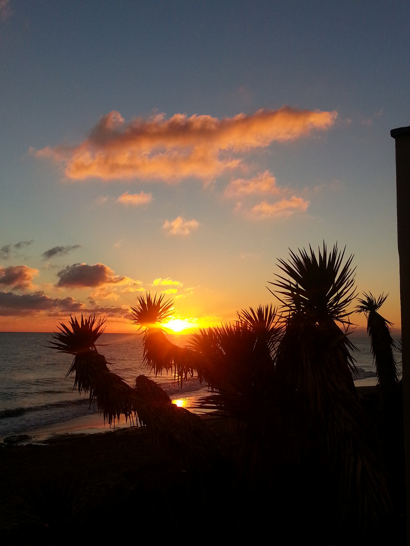 Sonnenuntergang in Marbella