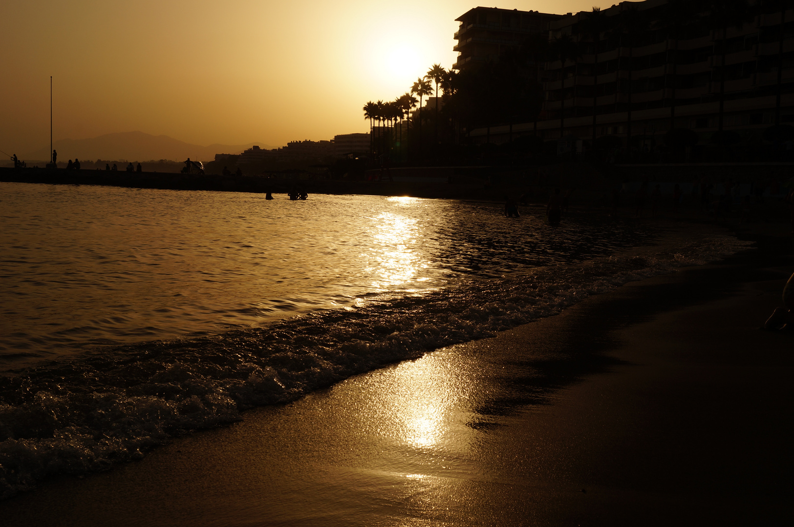 Sonnenuntergang in Marbella