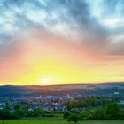 Sonnenuntergang in Marktheidenfeld (Landkreis Main-Spessart)