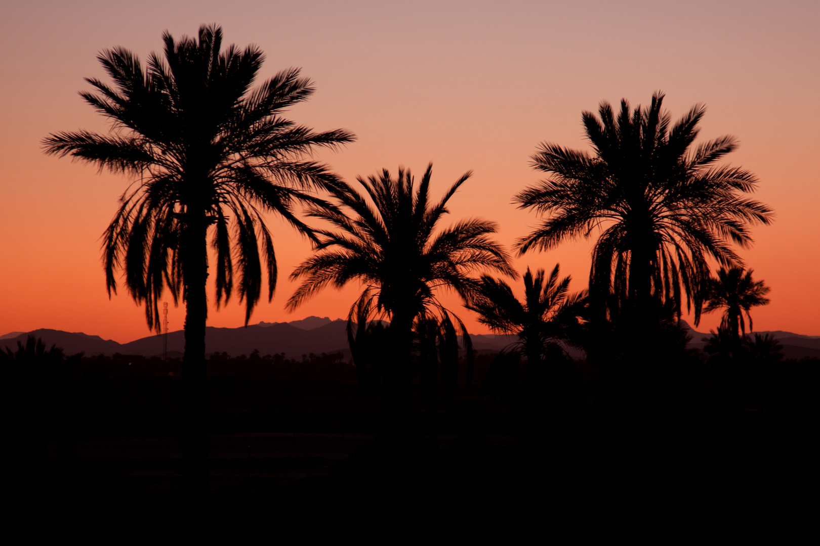 Sonnenuntergang in Marokko