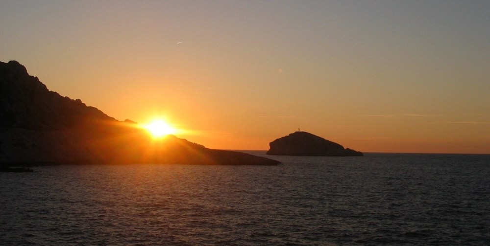 Sonnenuntergang in Marseille